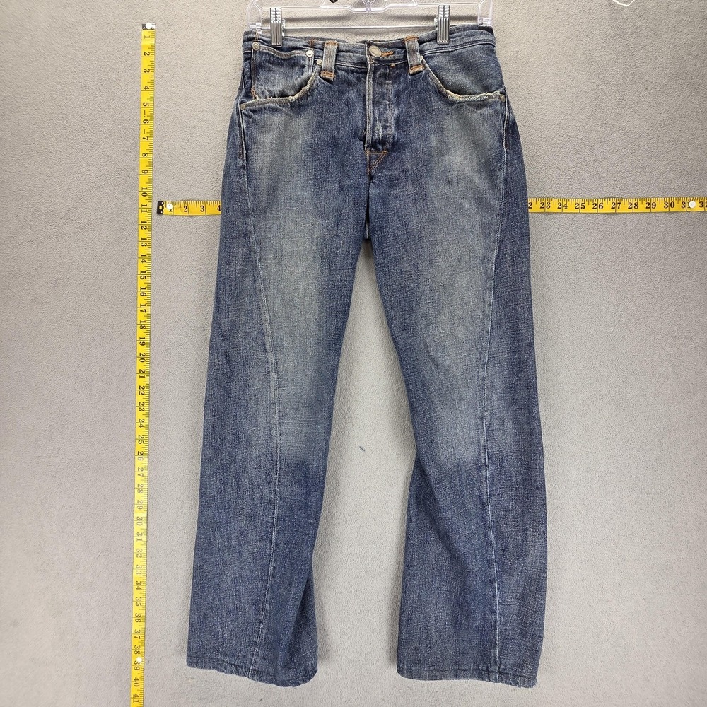 VTG Levis Engineered Jeans Womens 10th Anniversary Twisted Button Fly Fits 27x28